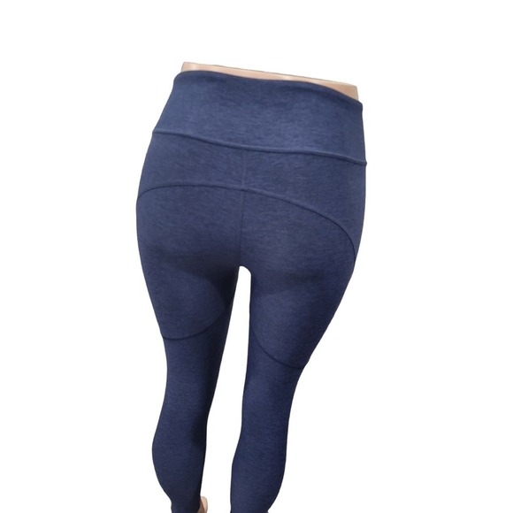 NEW Outdoor Voices Spring 7/8 Color Block Athletic Leggings Black Blue‎ Size S - Picture 10 of 14